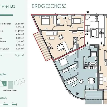Ferienwohnung Pier B3 _ Kb3